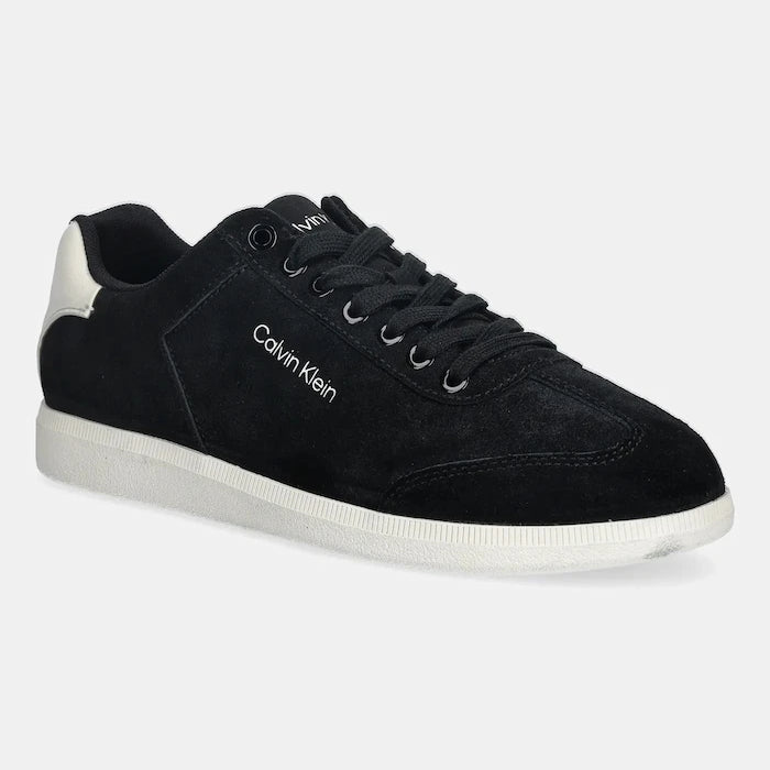Велурени маратонки Calvin Klein LOW CUPSOLE LACEUP SU