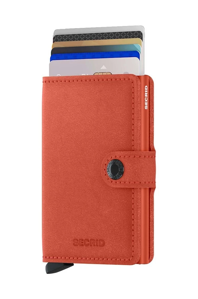 Кожен портфейл Secrid Miniwallet Original Orange
