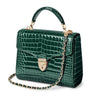 Aspinal Of London Green Midi Mayfair Top-Handle Bag