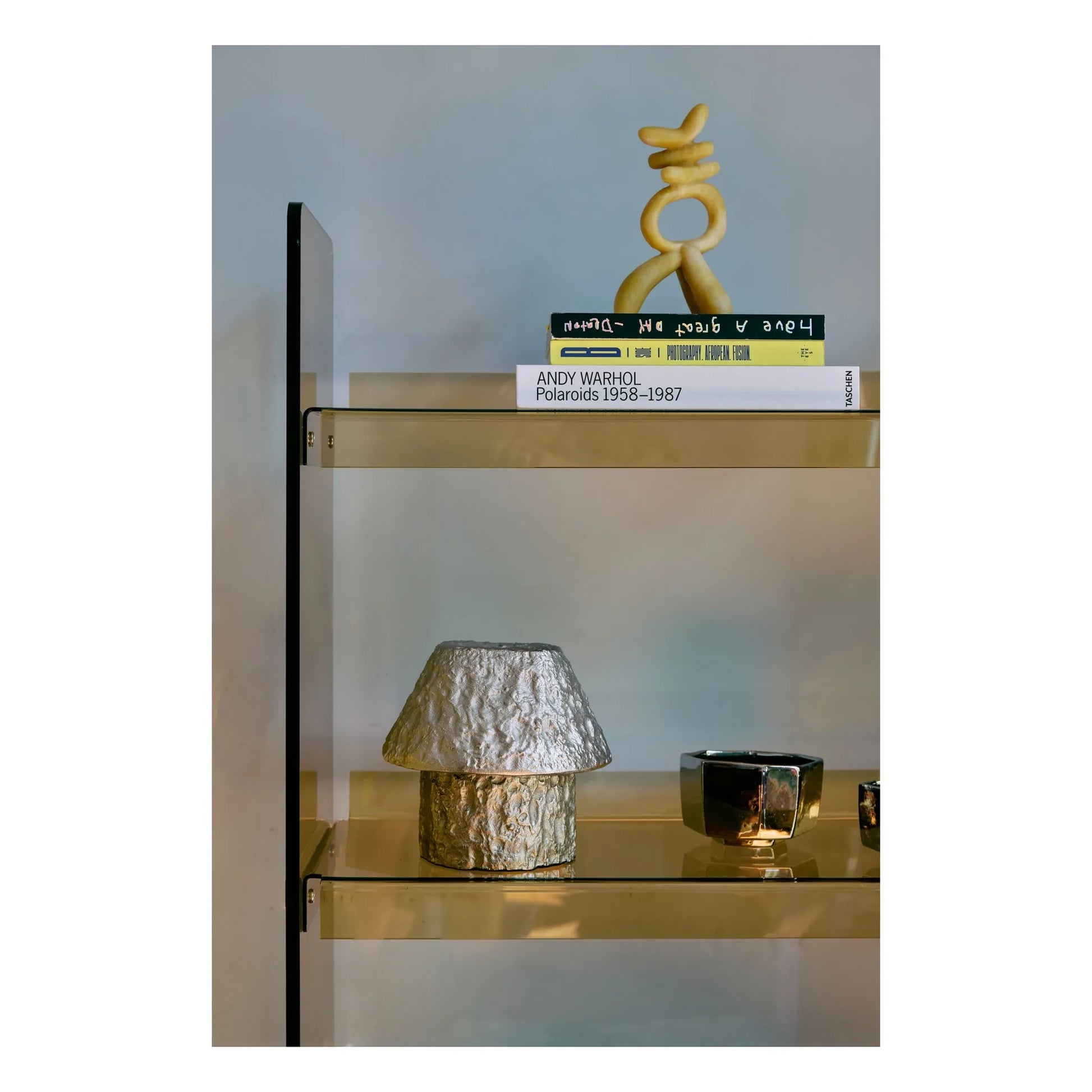 HKliving - Artefact table lamp | Aluminium