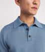 Isaia Cashmere-Silk Knit Polo Shirt