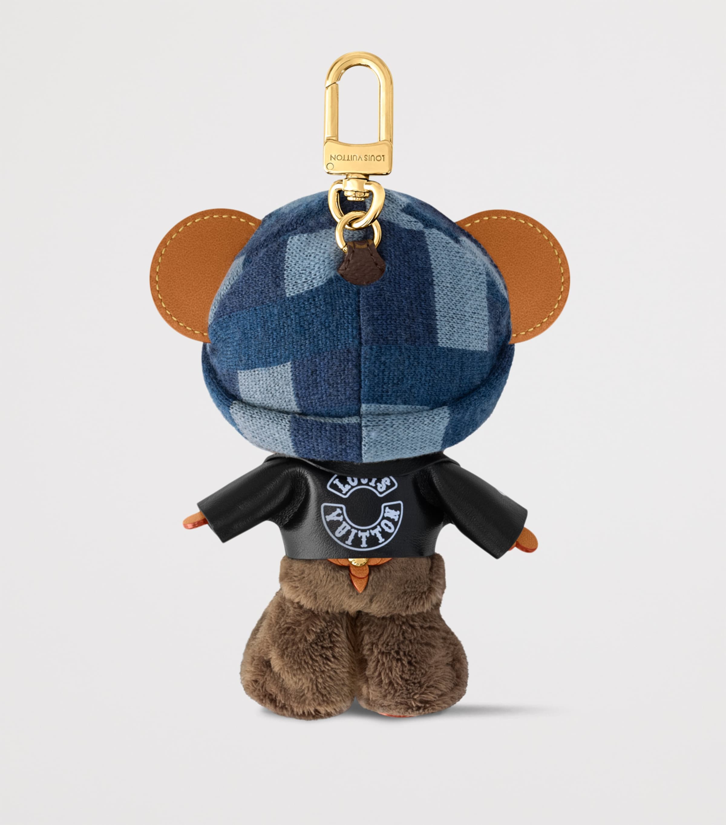 Louis Vuitton Black Louis Bear Bag Charm