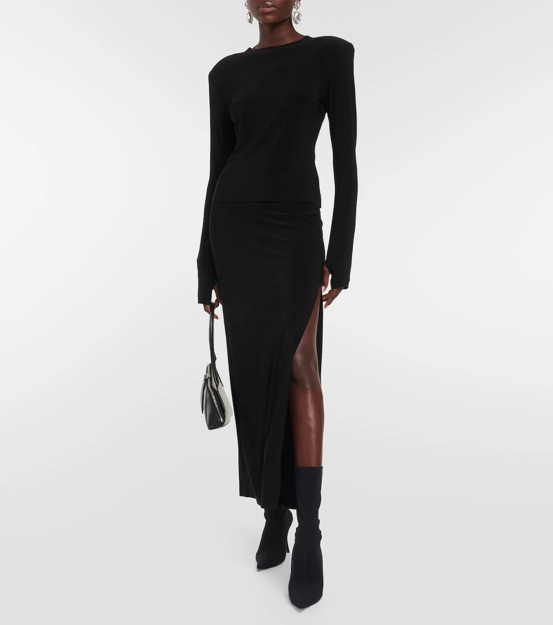 Norma Kamali - Shoulder pad jersey top
