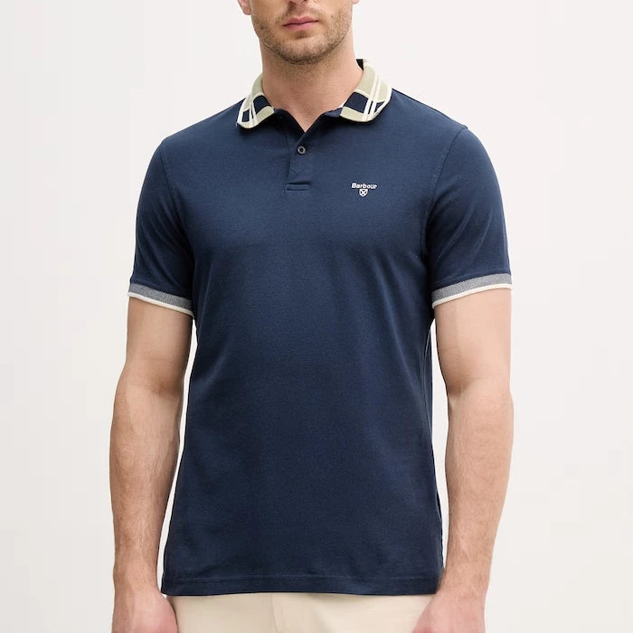 Barbour Yakalı Erkek Pamuklu Callington Tişört