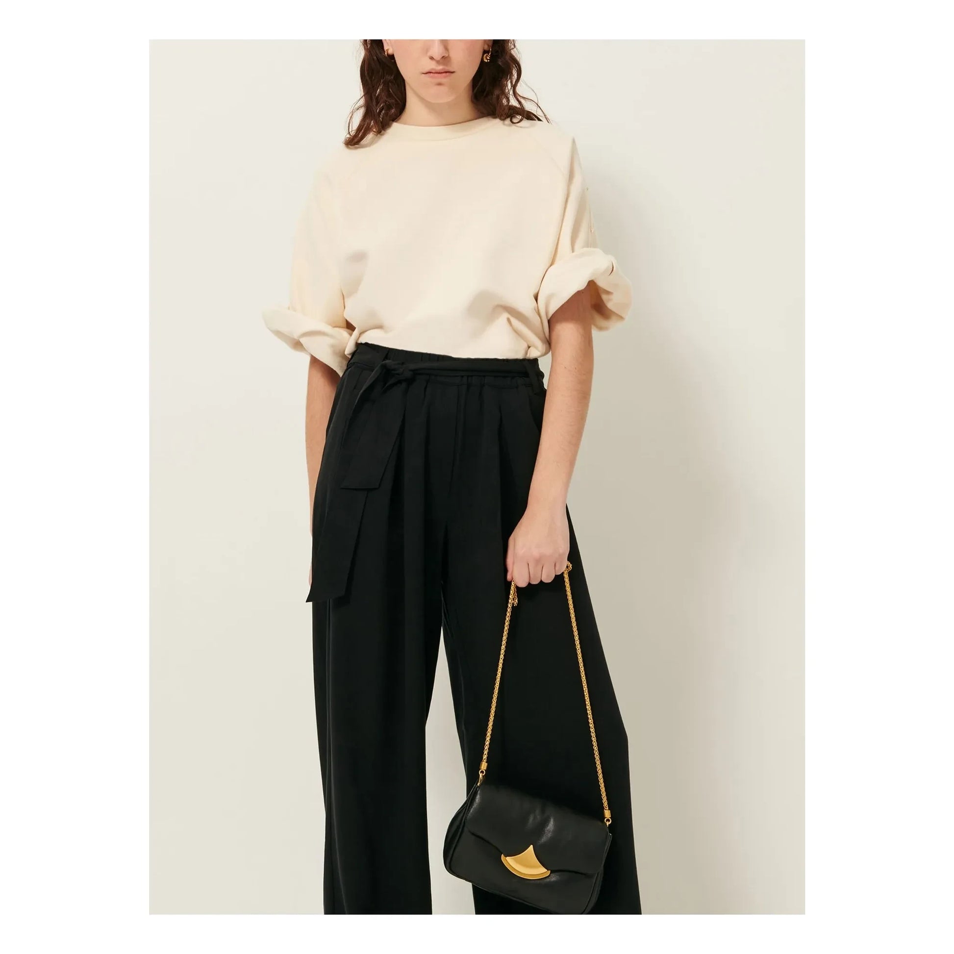 Sessùn - Rim pants | Black