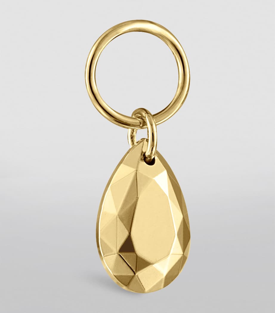 Faceted Pear Charm (5.5mm)