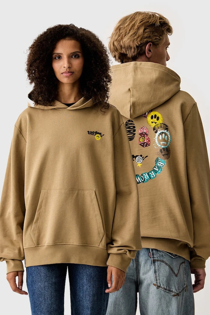 Pamuklu kapüşonlu sweatshirt