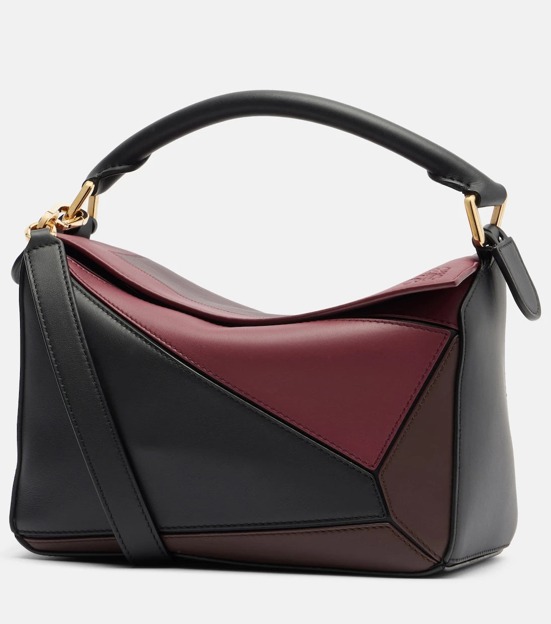 Loewe - x Albers Puzzle Small leather tote bag