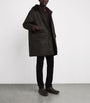 Barbour Brown Waxed Water-Resistant Beaudale Trench Coat