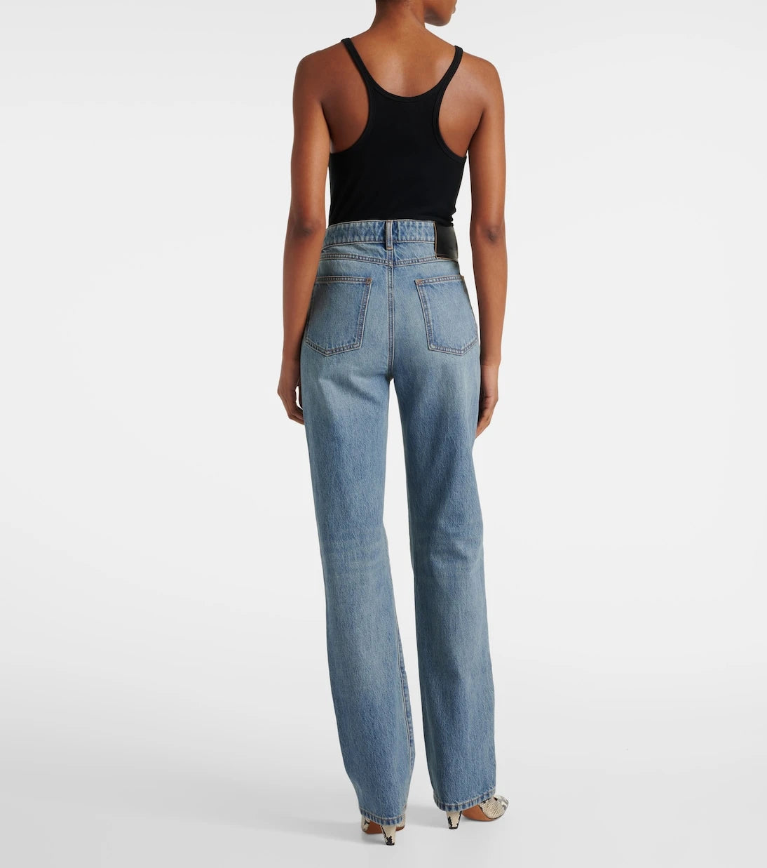 Sportmax - Tasso high-rise straight jeans