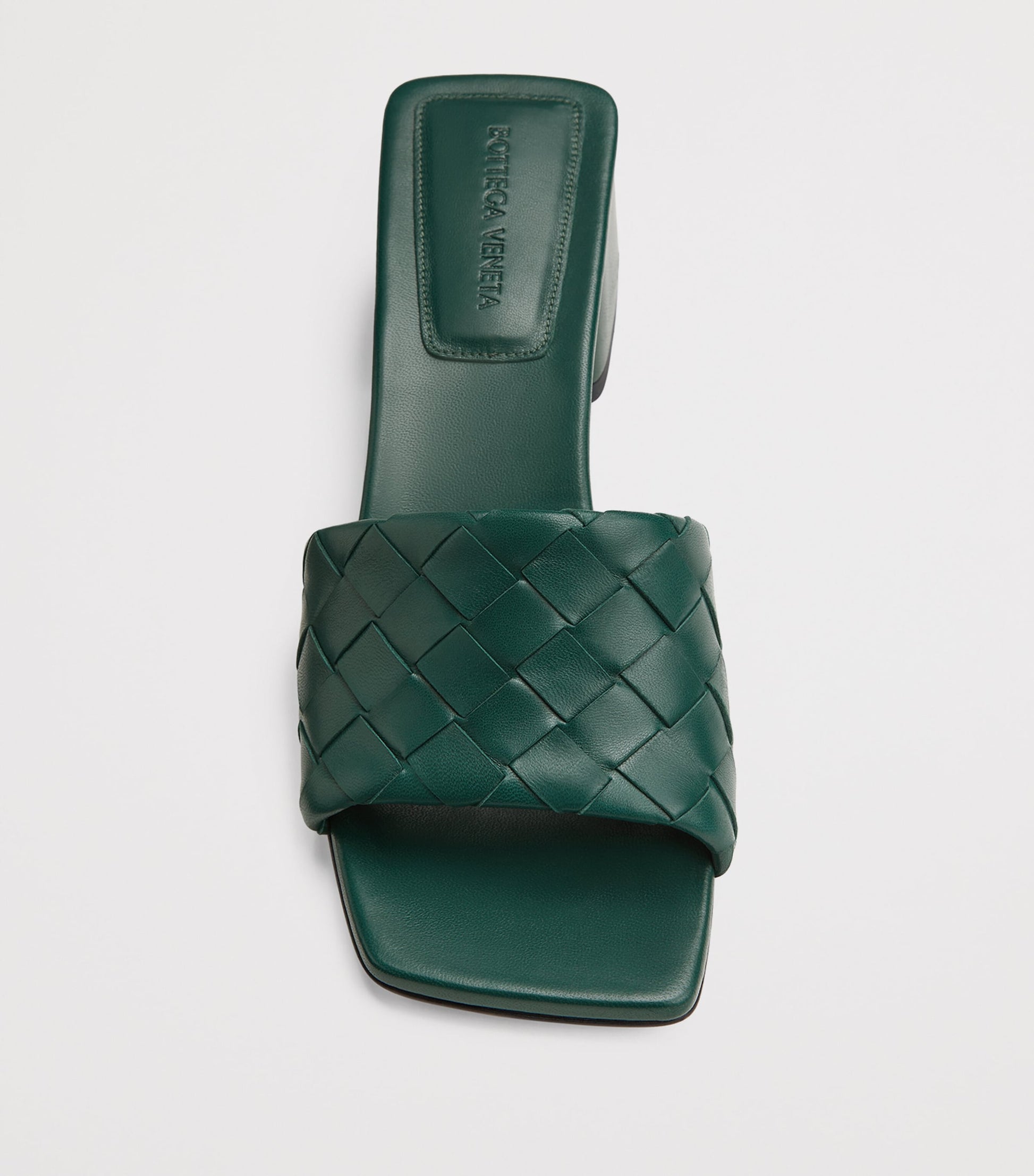 Bottega Veneta Lambskin Parco Heeled Mules 45