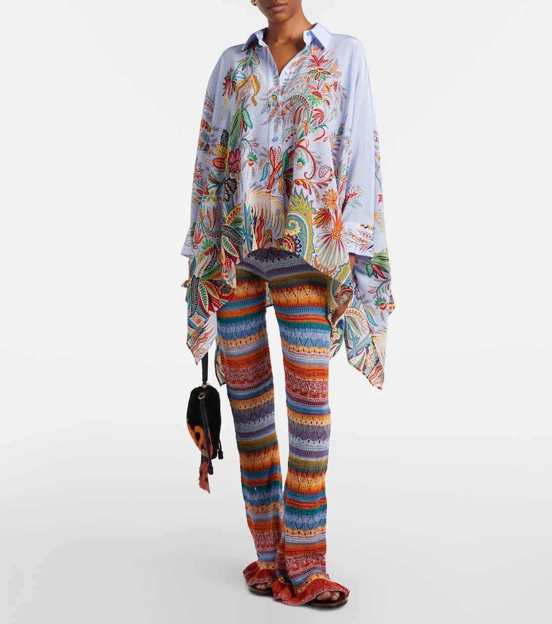 Etro - Floral silk blouse