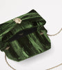 Green Velvet Panthère Graphique de Cartier Chain Pouch