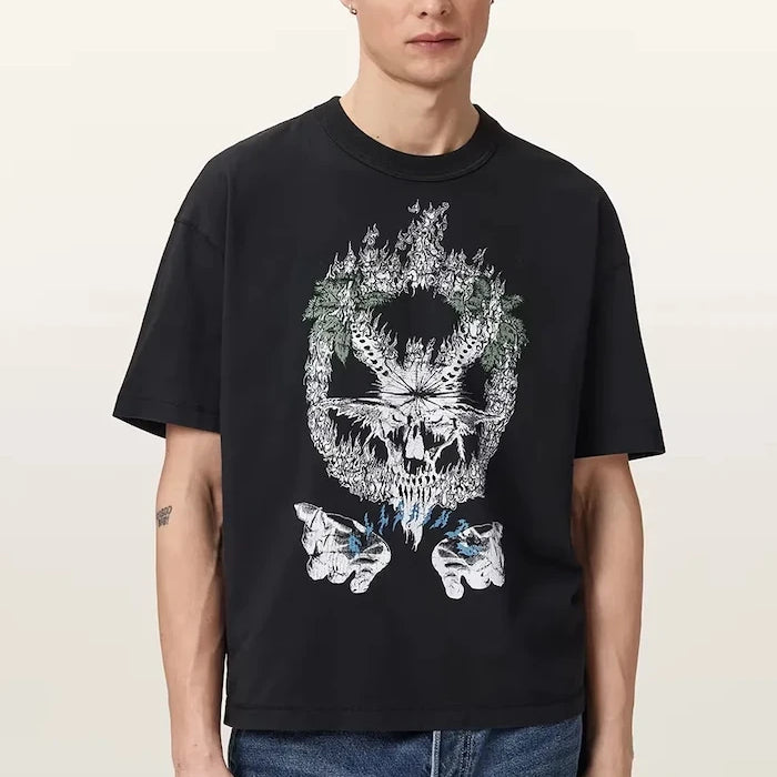 AllSaints тениска мъжка от памук PALM