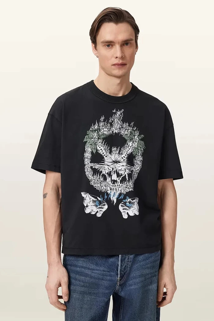 AllSaints тениска мъжка от памук PALM