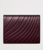 Burgundy Mini Leather Panthère de Cartier Wallet