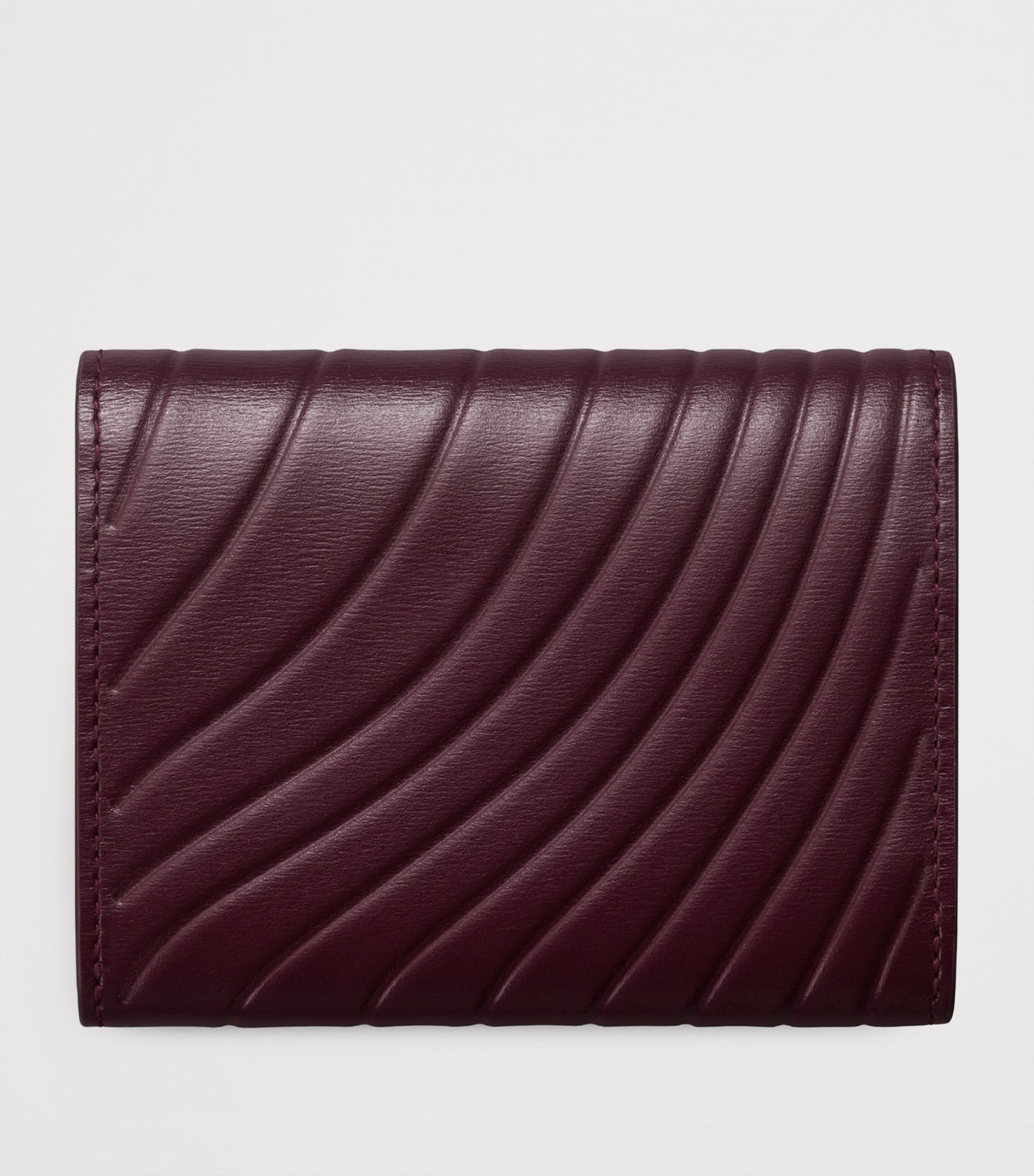 Burgundy Mini Leather Panthère de Cartier Wallet