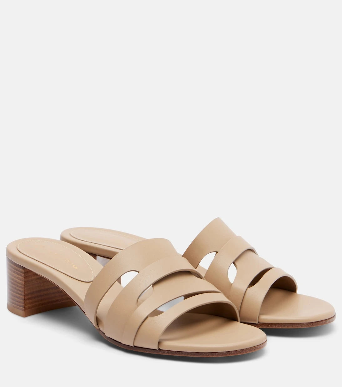 Gianvito Rossi - Nora leather mules
