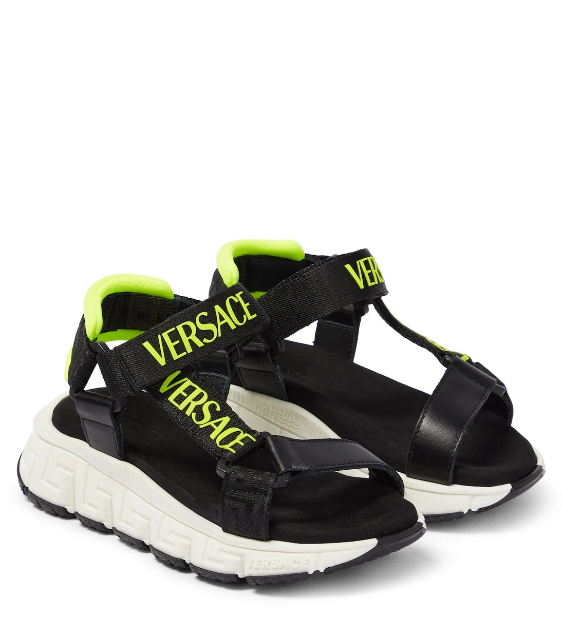 Versace Kids - Logo Trigreca sandals