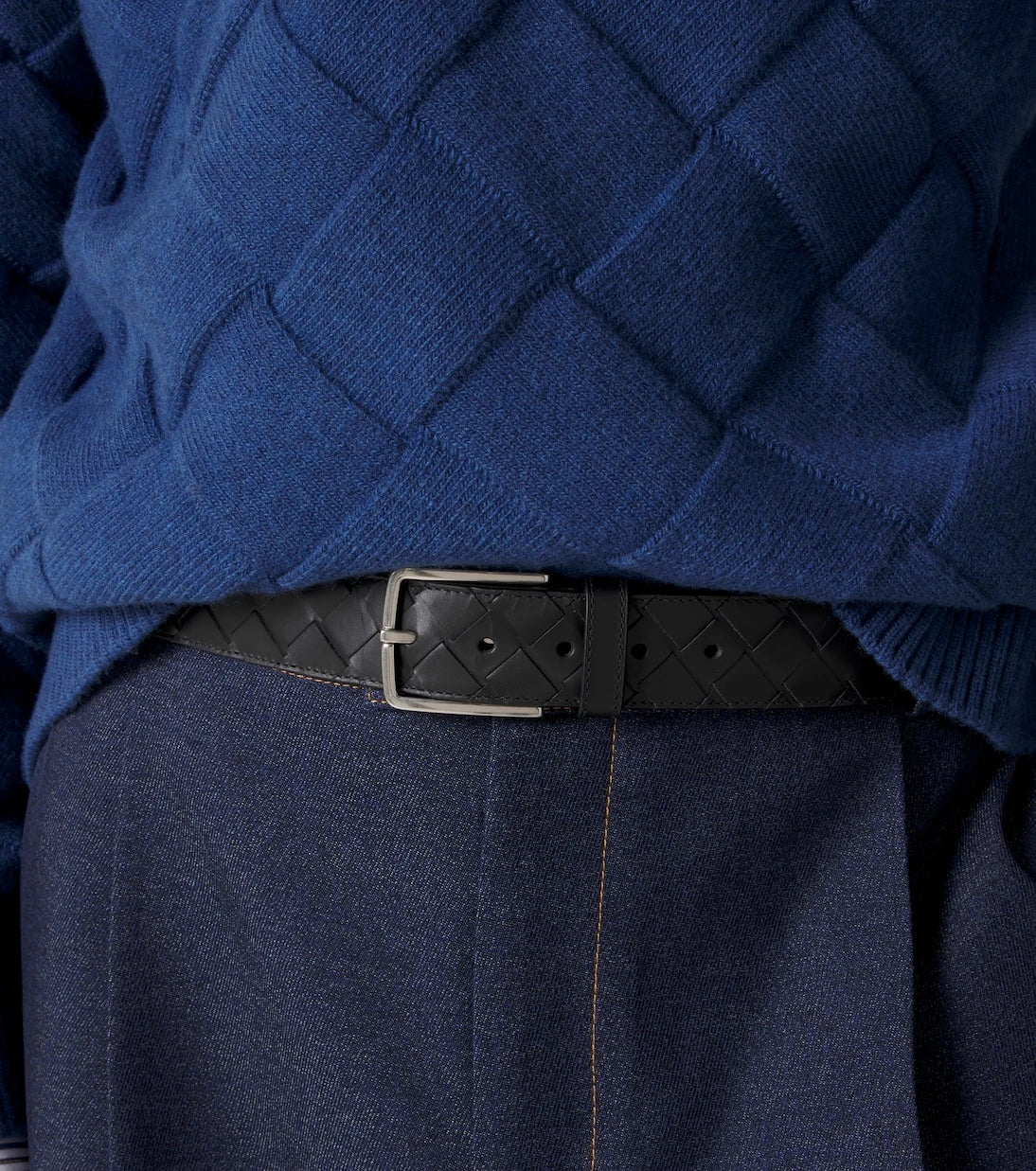 Bottega Veneta - Intrecciato leather belt