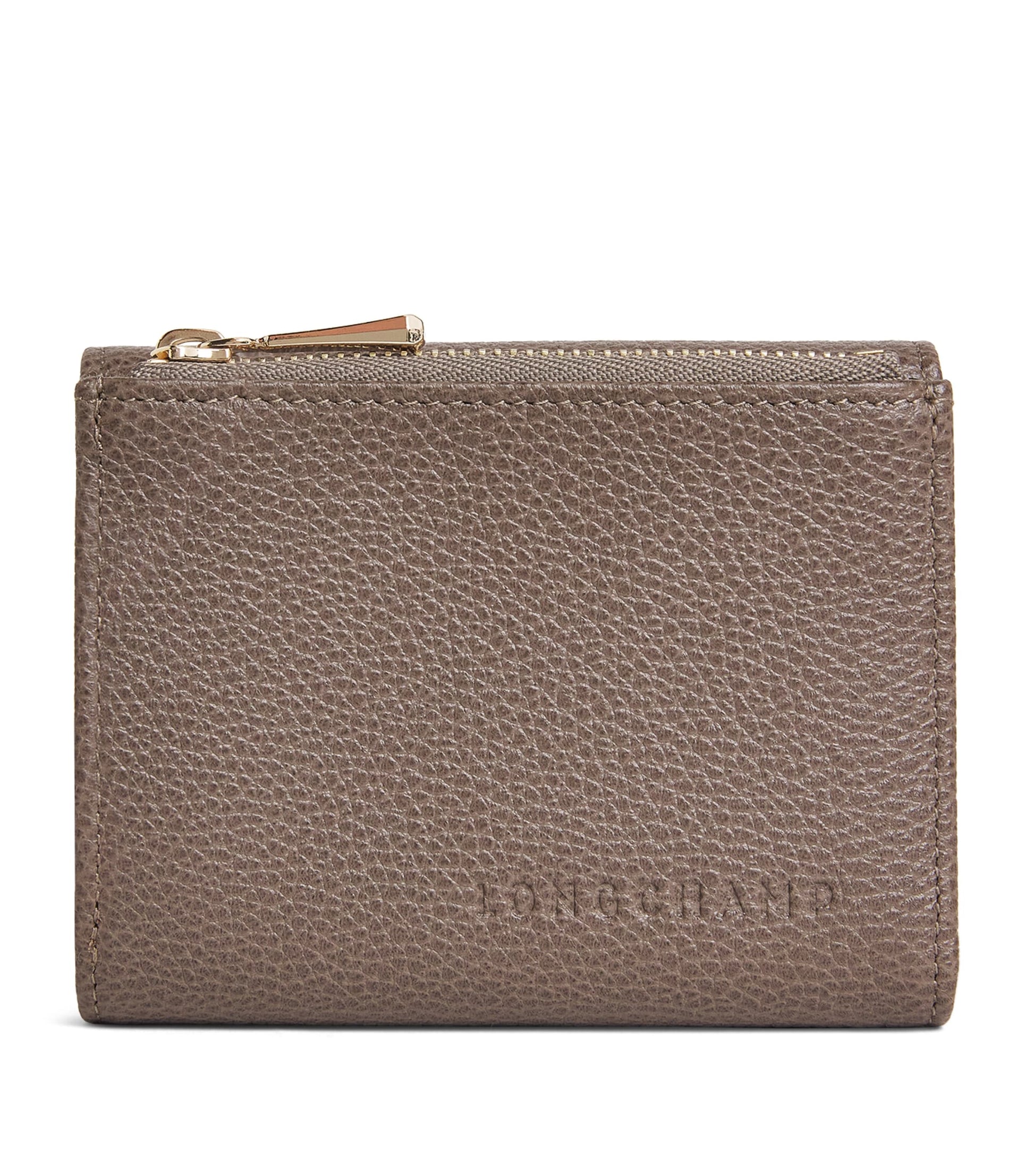 Longchamp Beige Leather Le Foulonné Wallet