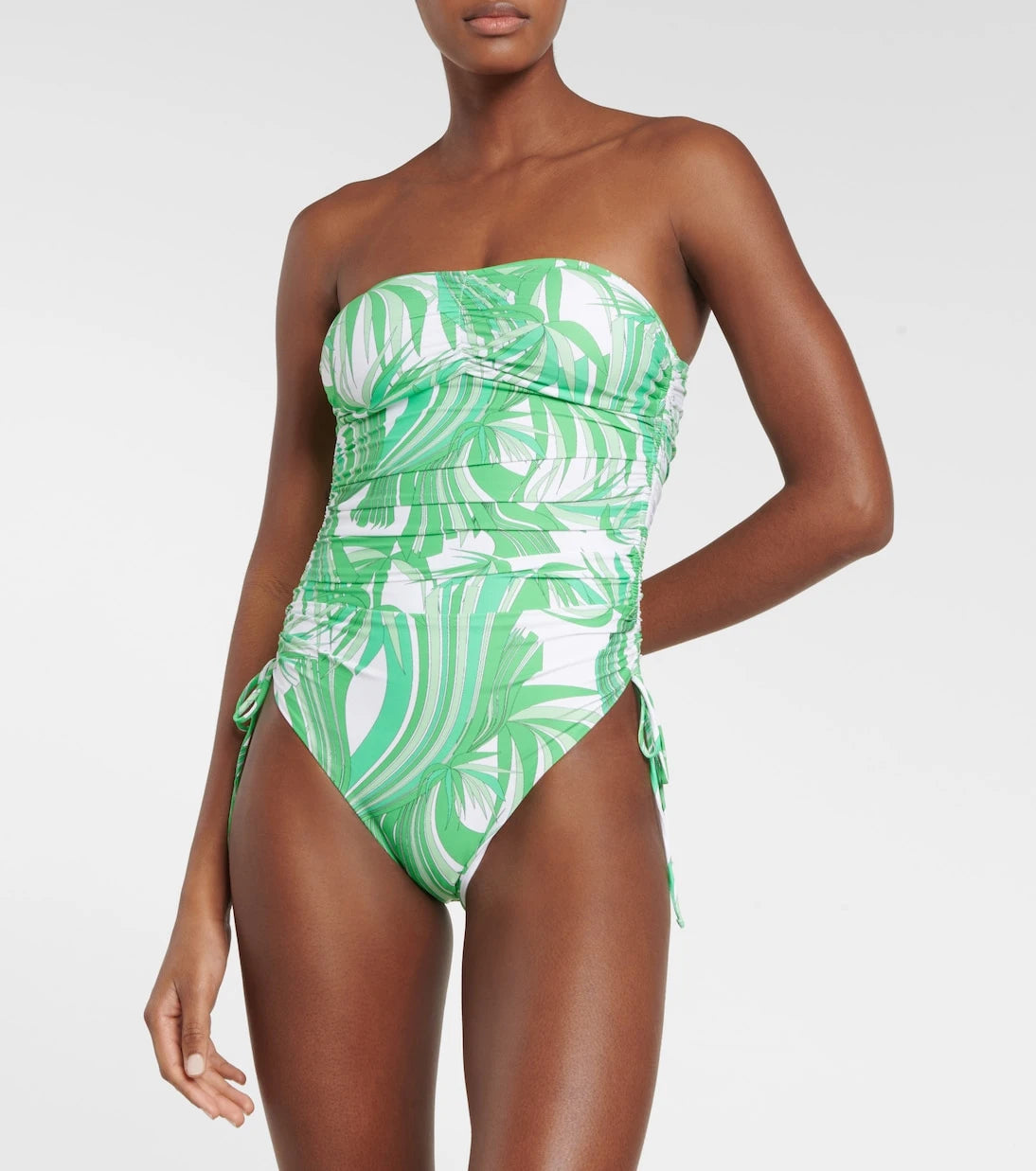 Melissa Odabash - Sydney strapless printed swimsuit