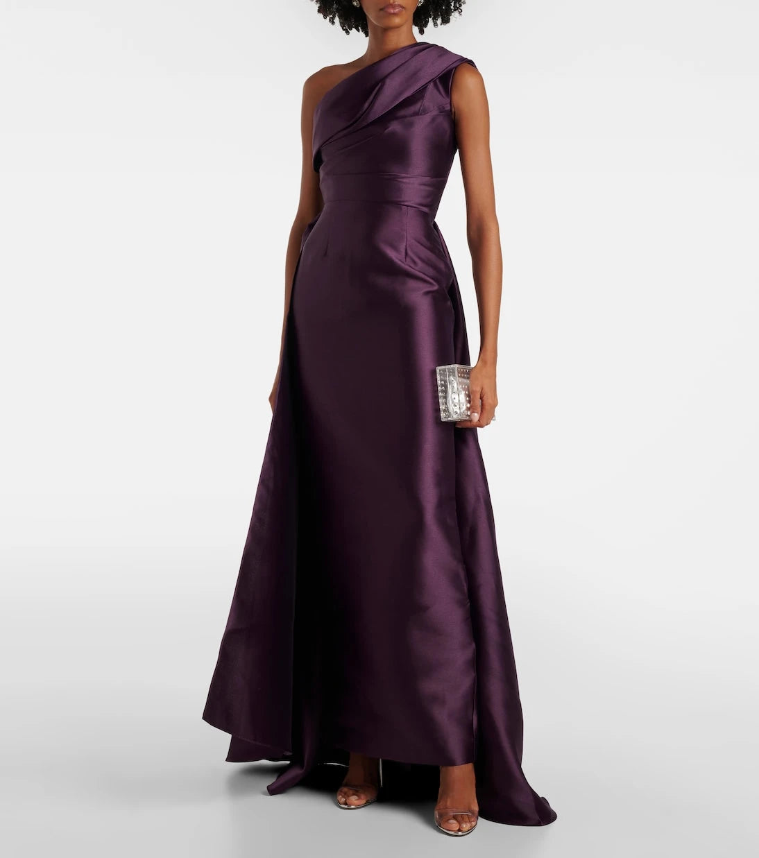 Solace London - One-shoulder twill gown