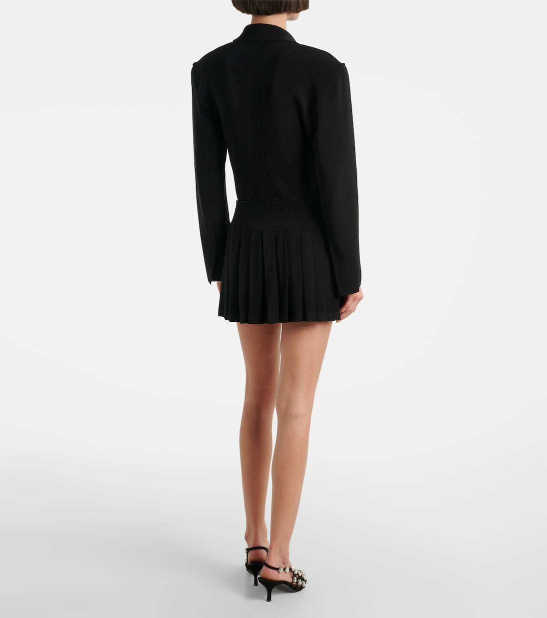 Norma Kamali - Pleated miniskirt