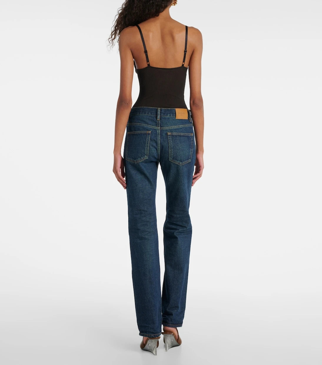 Saint Laurent - Mid-rise bootcut jeans