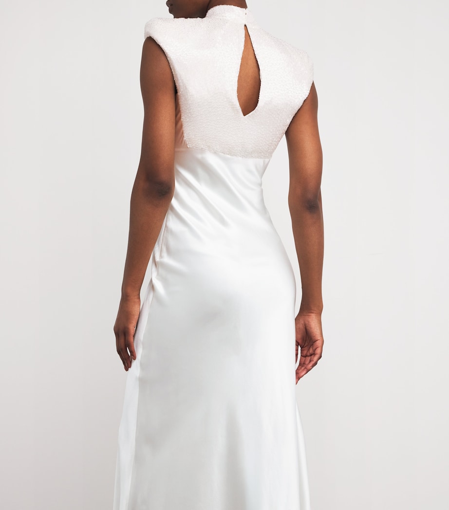 Satin Devotion Maxi Dress