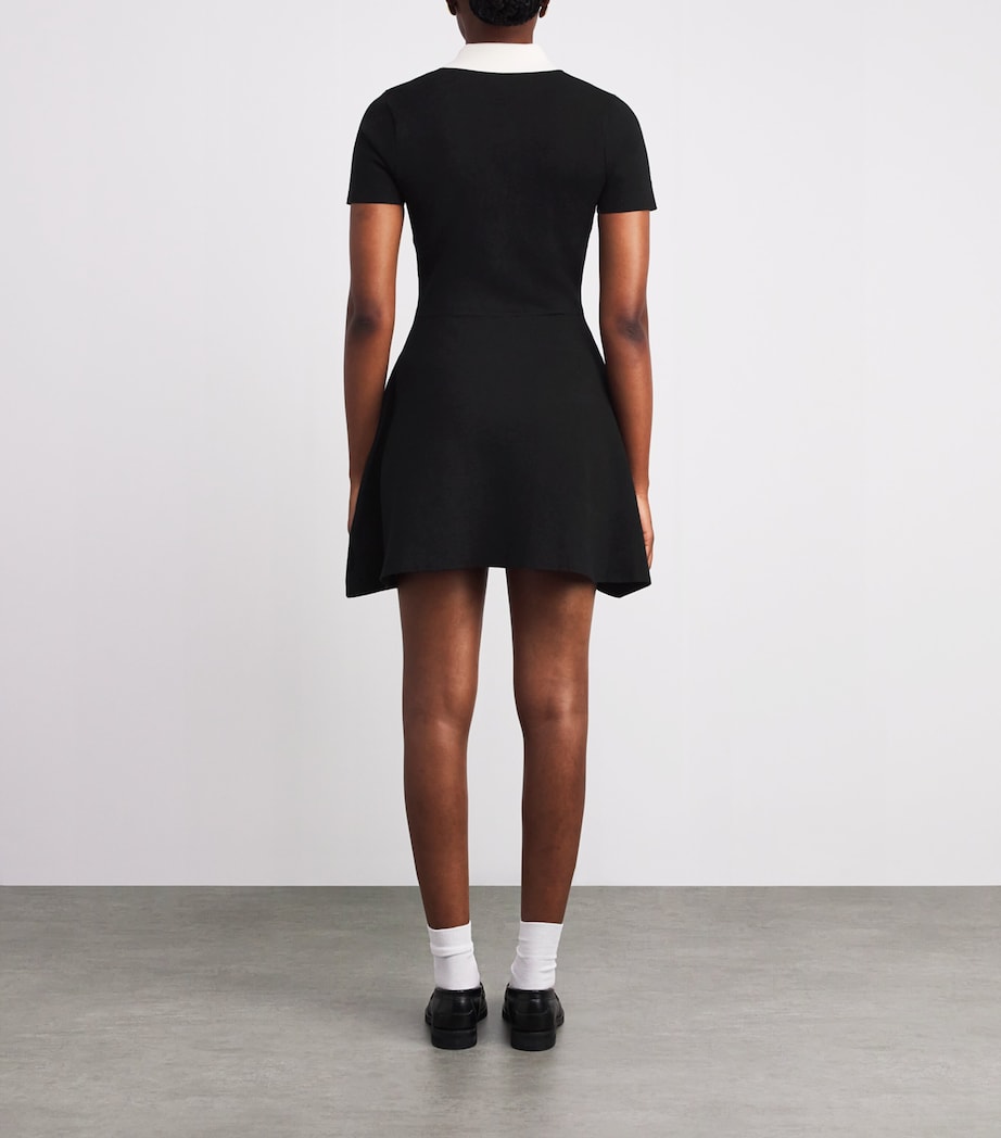 Claudie Pierlot Black Skater Mini Dress