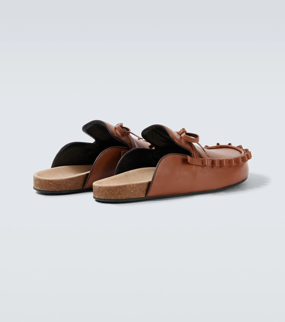 JW Anderson - Ruffled leather mules