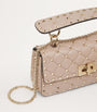 Nude Small Rockstud Spike Top-Handle Bag