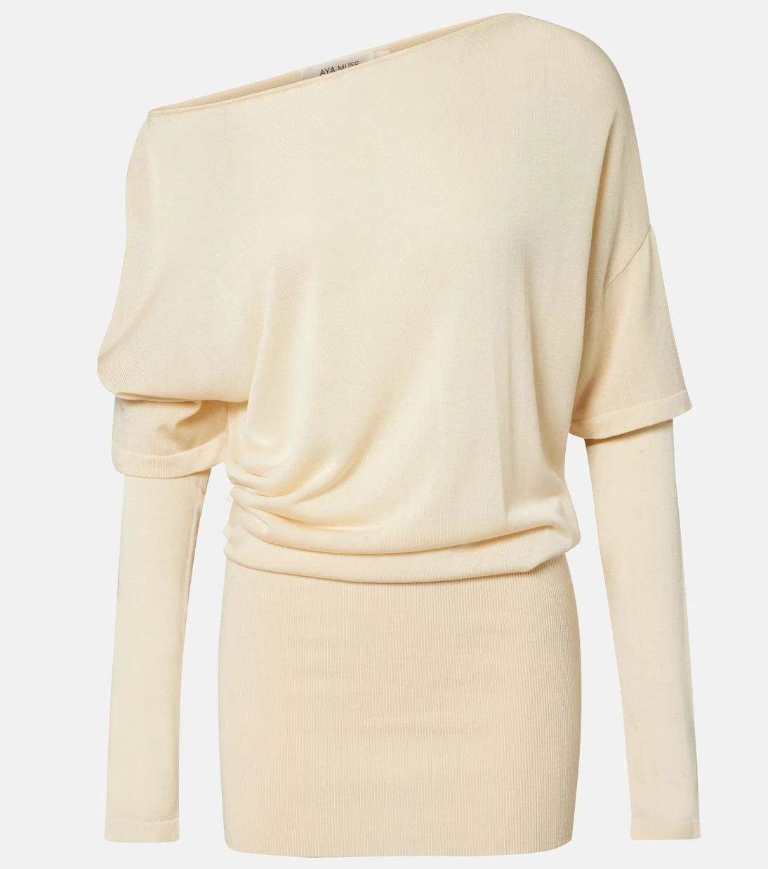 Aya Muse - Rea draped one-shoulder minidress