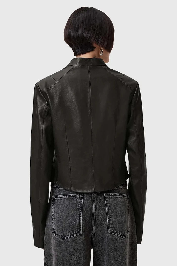 Кожено яке AllSaints SADLER