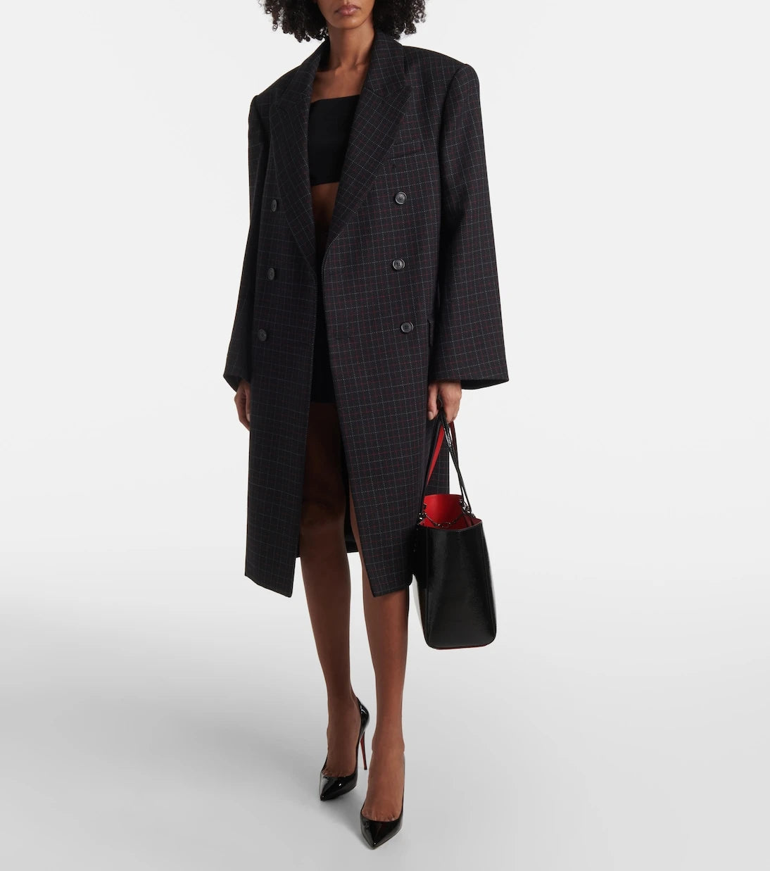 Christian Louboutin - Cabata Small patent leather tote bag