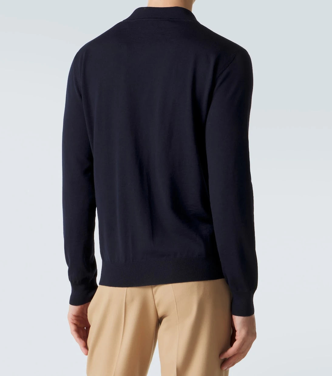 Valentino - VLogo virgin wool polo sweater