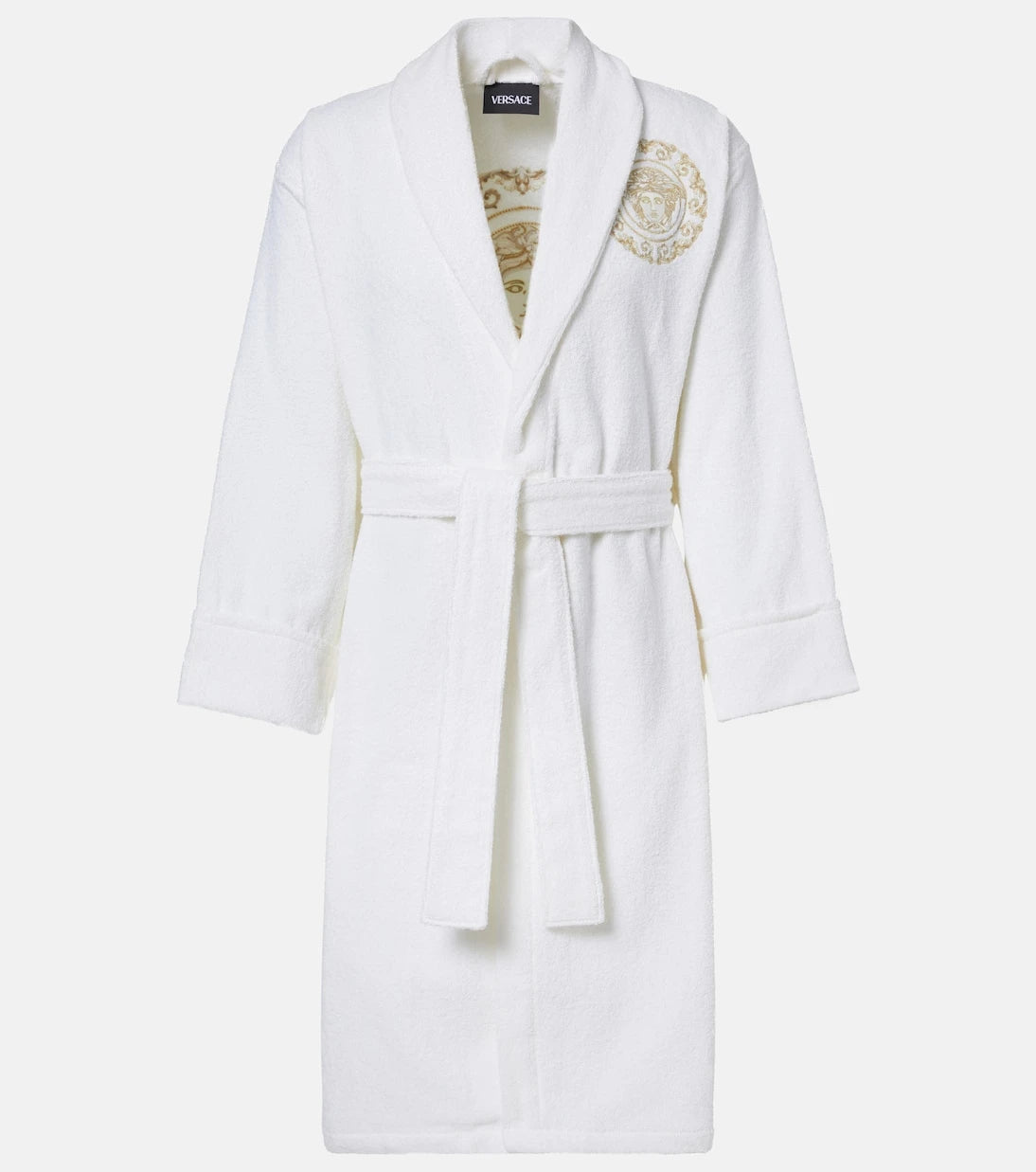 Versace Home - Medusa Gala cotton and linen terry bathrobe