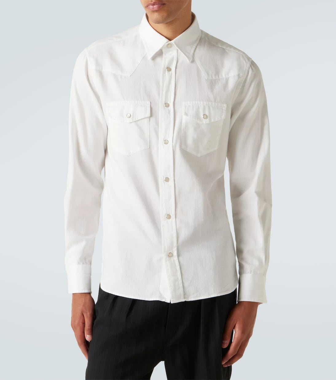 Tom Ford - Cotton poplin shirt