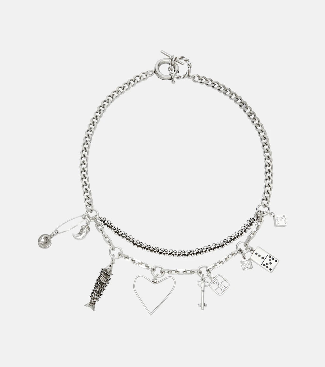 Isabel Marant - Embellished chain necklace