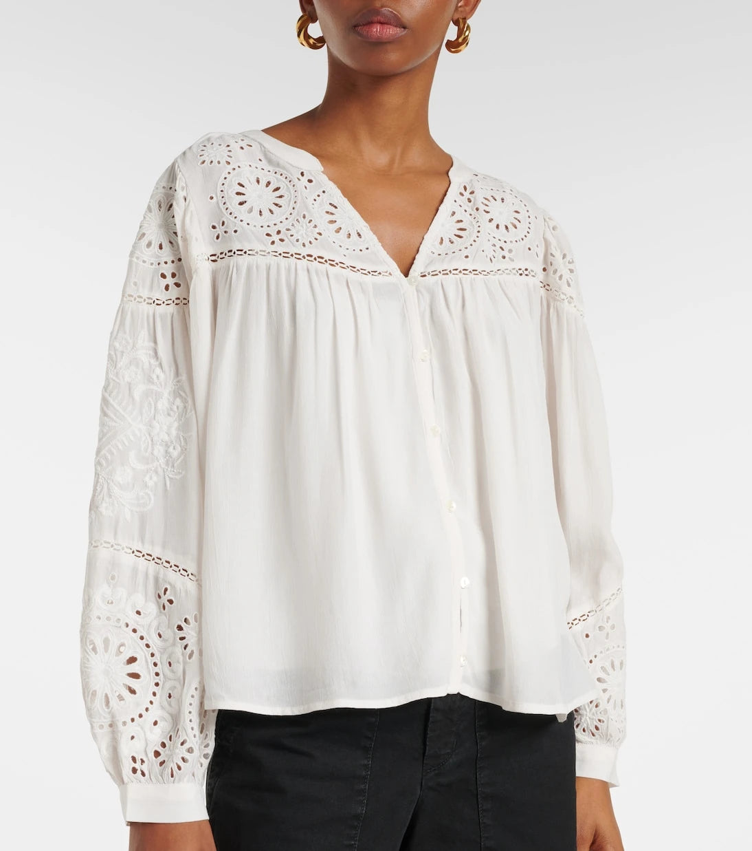 Velvet - Libby open-knit blouse