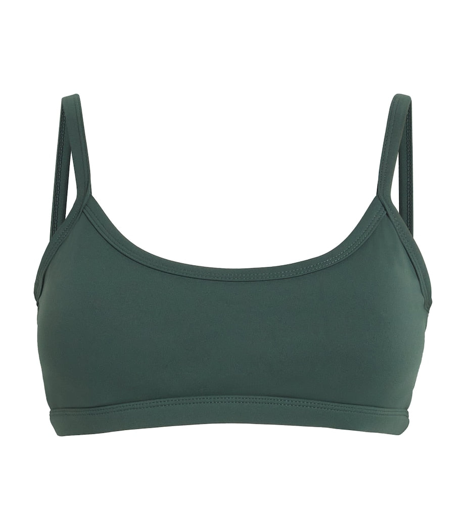 Green Ultimate Scoop Sports Bra