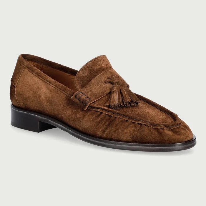 Kadın süet mokasenler Arabica babysilk suede 554