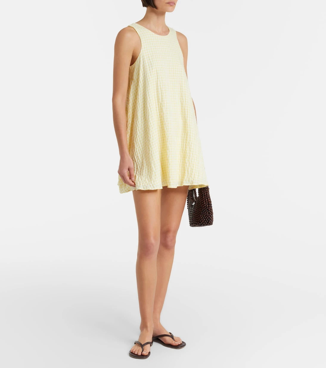 Montce - Betsie gingham minidress and scarf set