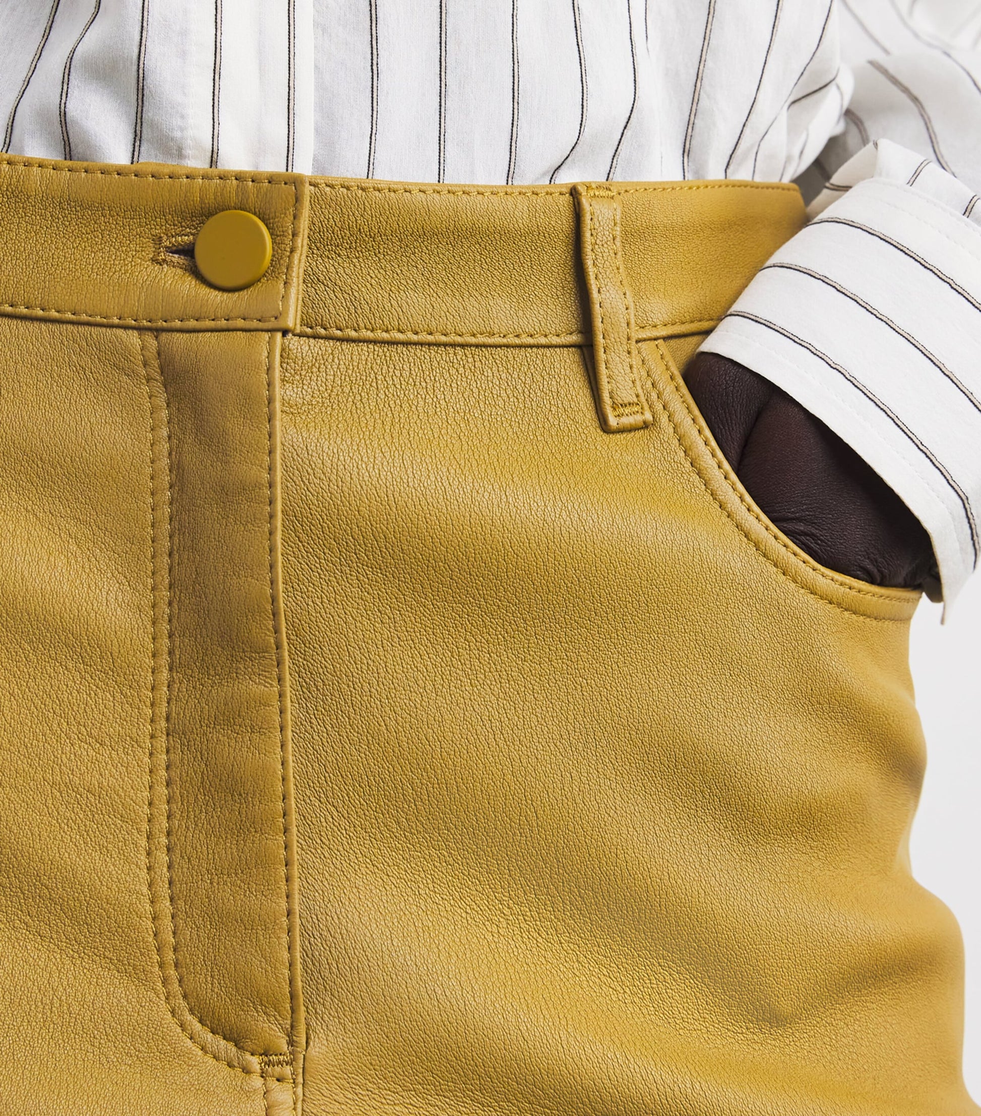 Joseph Lambskin Duke Slim Trousers