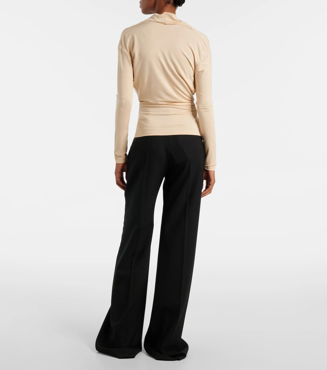 Tove - Fina draped jersey top