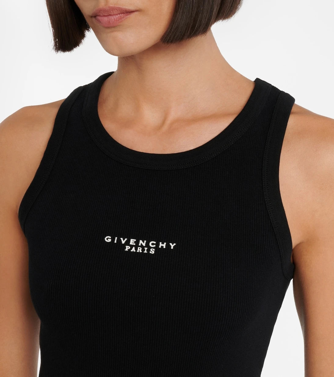 Givenchy - Paris logo cotton tank top
