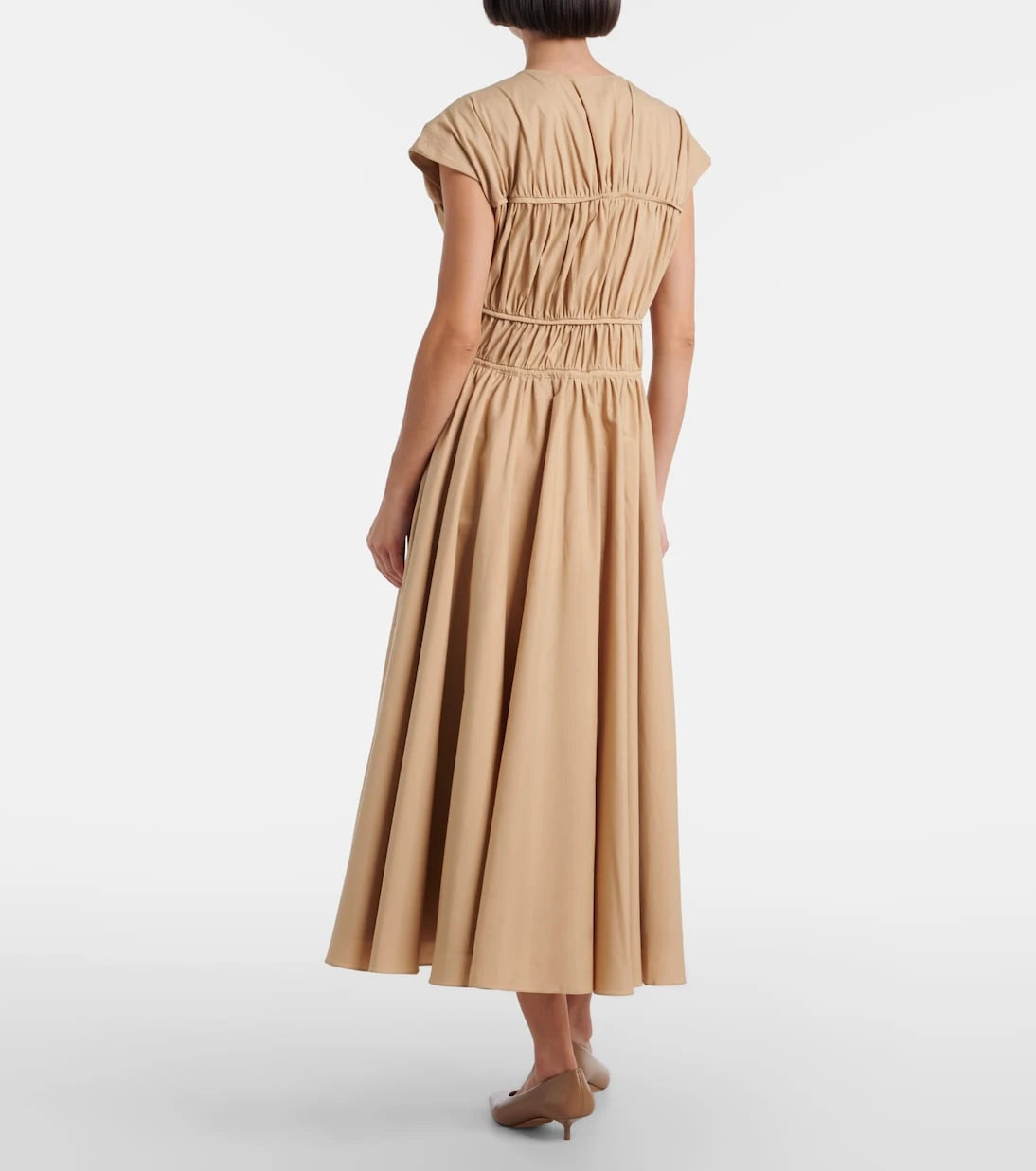 Tove - Ceres gathered cotton midi dress