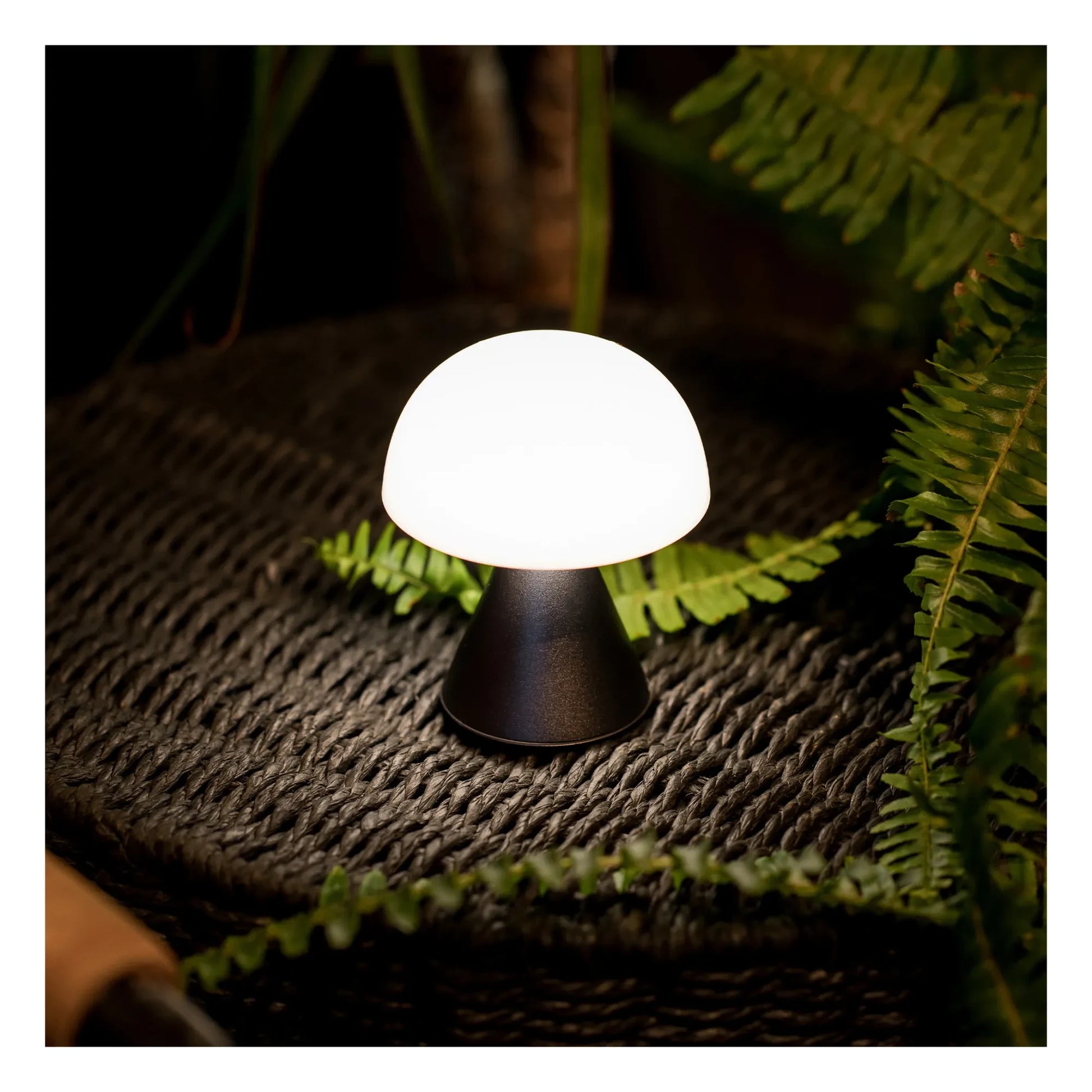 Lexon - Mina Mini LED Table Lamp | Steel Grey