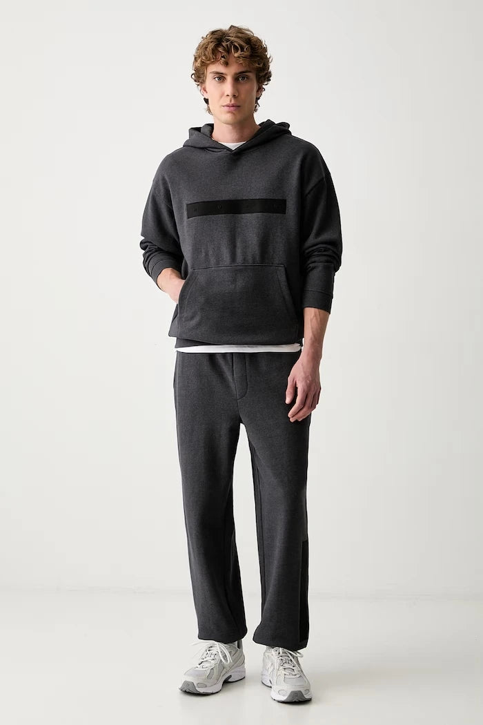 HUGO kapüşonlu erkek pamuklu sweatshirt Dalilong